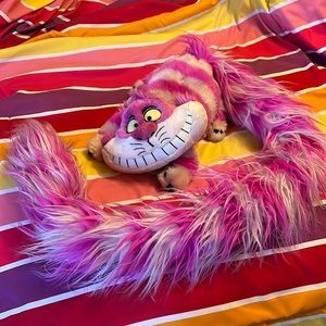 Disney Long Tail Cheshire Cat Plush Alice in Wonderland